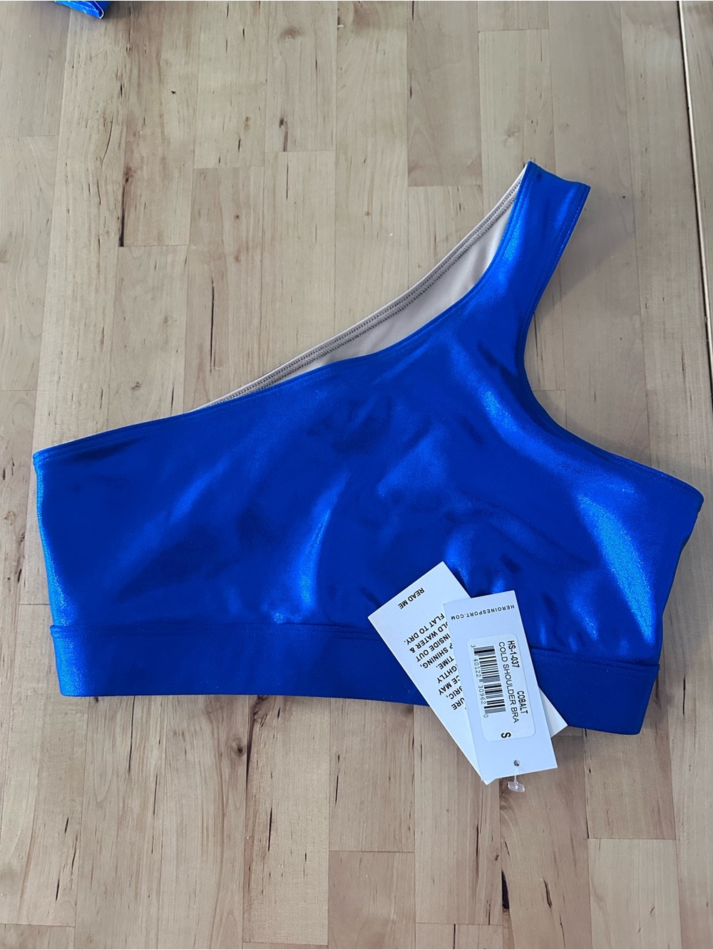 Heroine sport cold shoulder bra. Sold out Cobalt.